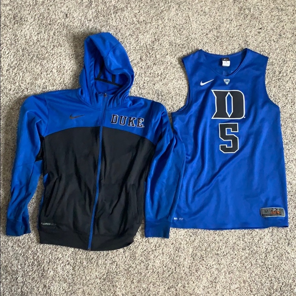 Duke Zip up + Jersey
